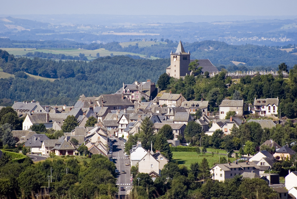 Laguiole, toits et clocher